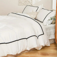 LuxePom Serenity Cotton Duvet Cover Set