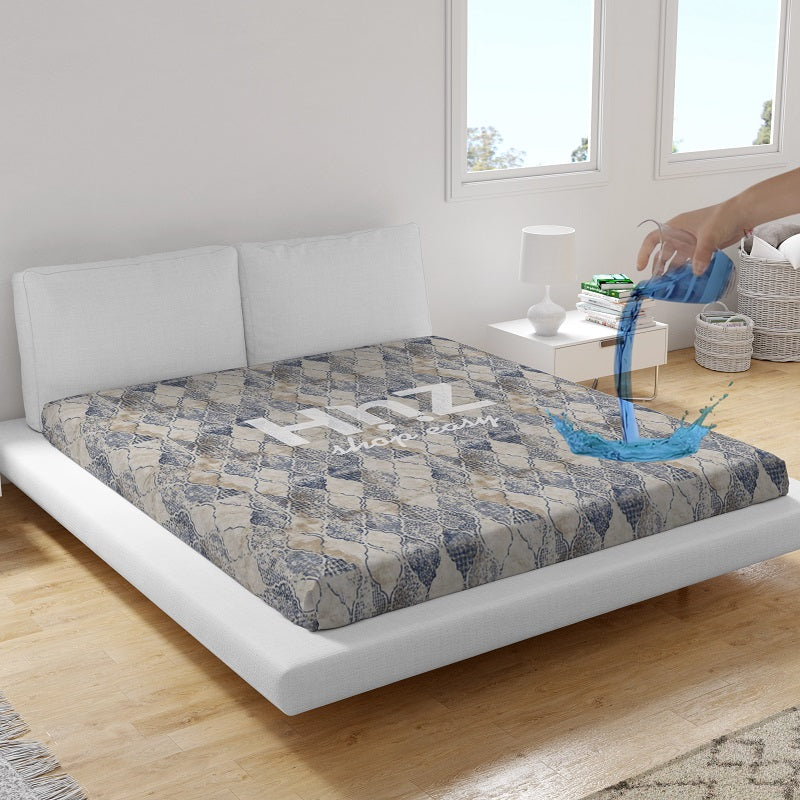 Waterproof Printed Mattress Protector - Ankara