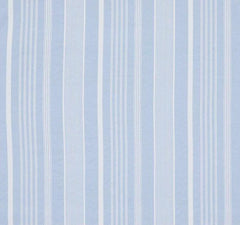 2Pc Waterproof Blackout Printed Curtains - Blue Irregular Stripe