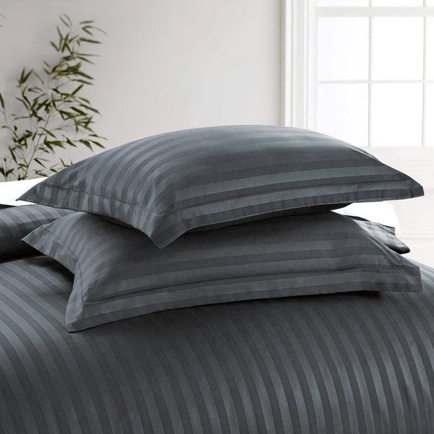 Satin Stripe Pillowcase-Pair