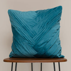 Velvet Teal Aviana Cushion Cover - 1 Pc