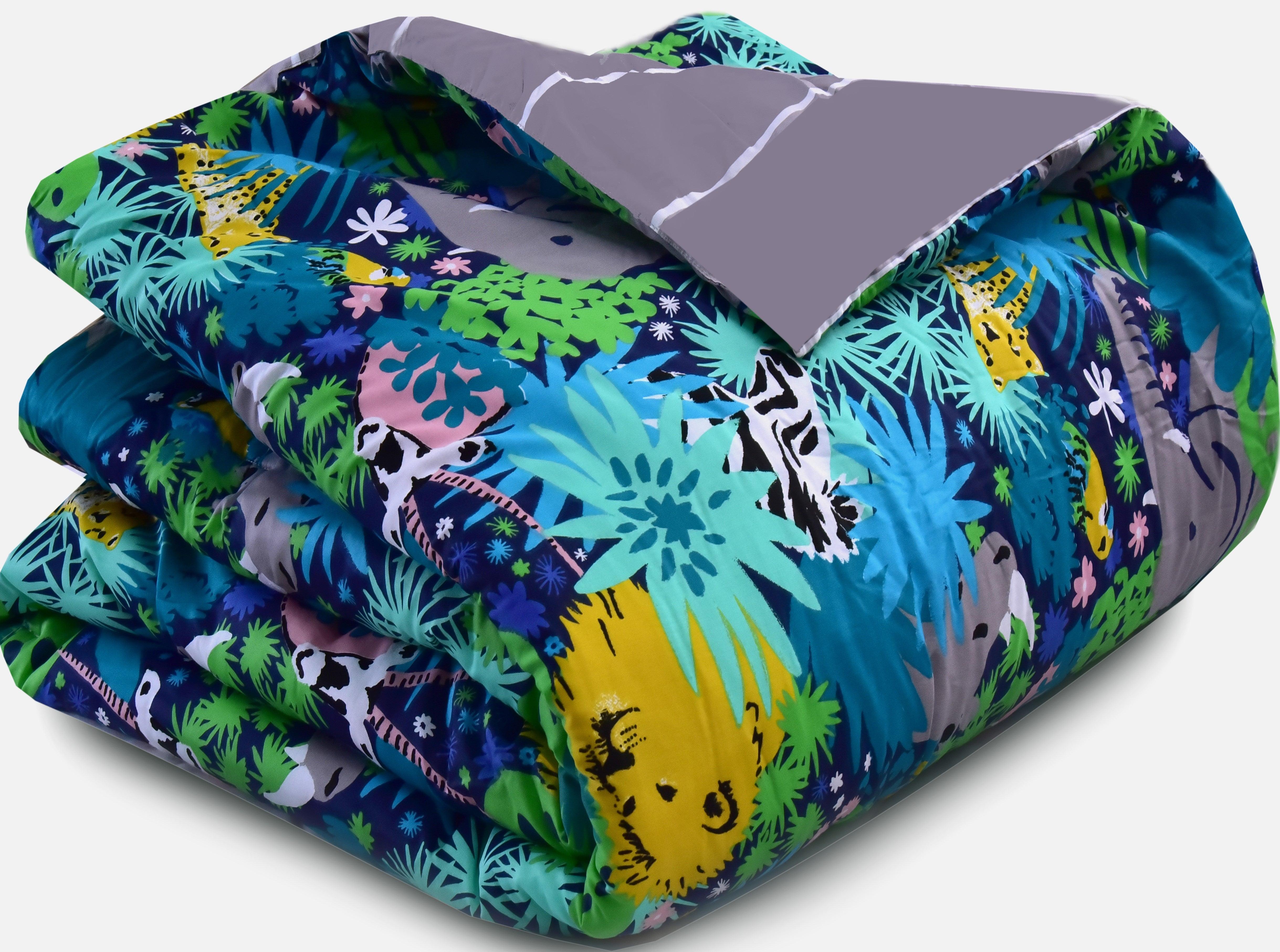 Kids Single Printed Comforter - Jungle