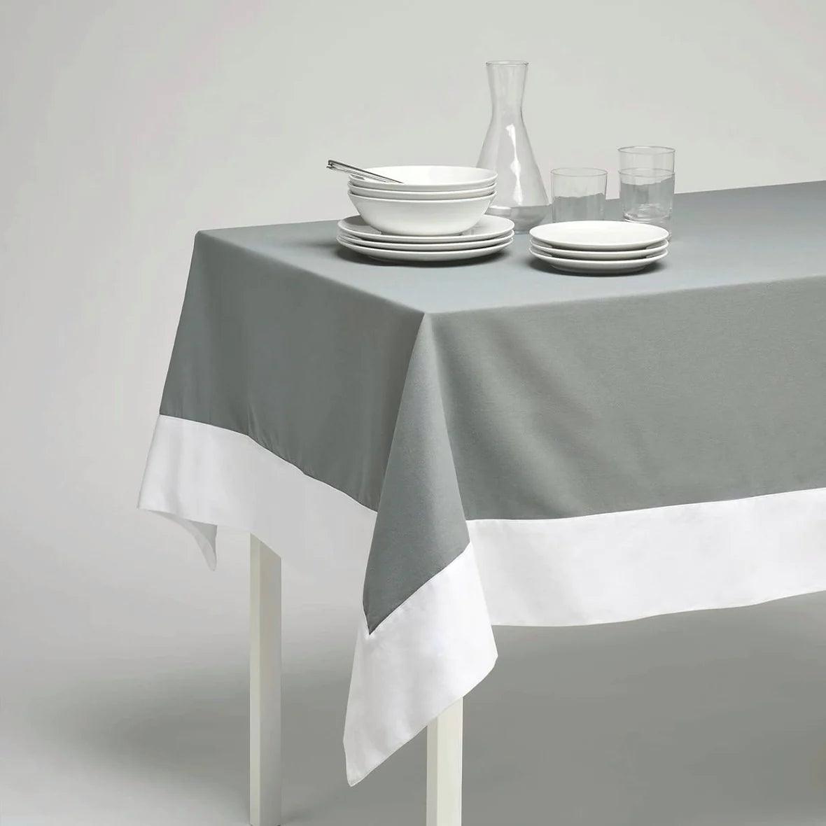 Bordered Cotton Table Cover