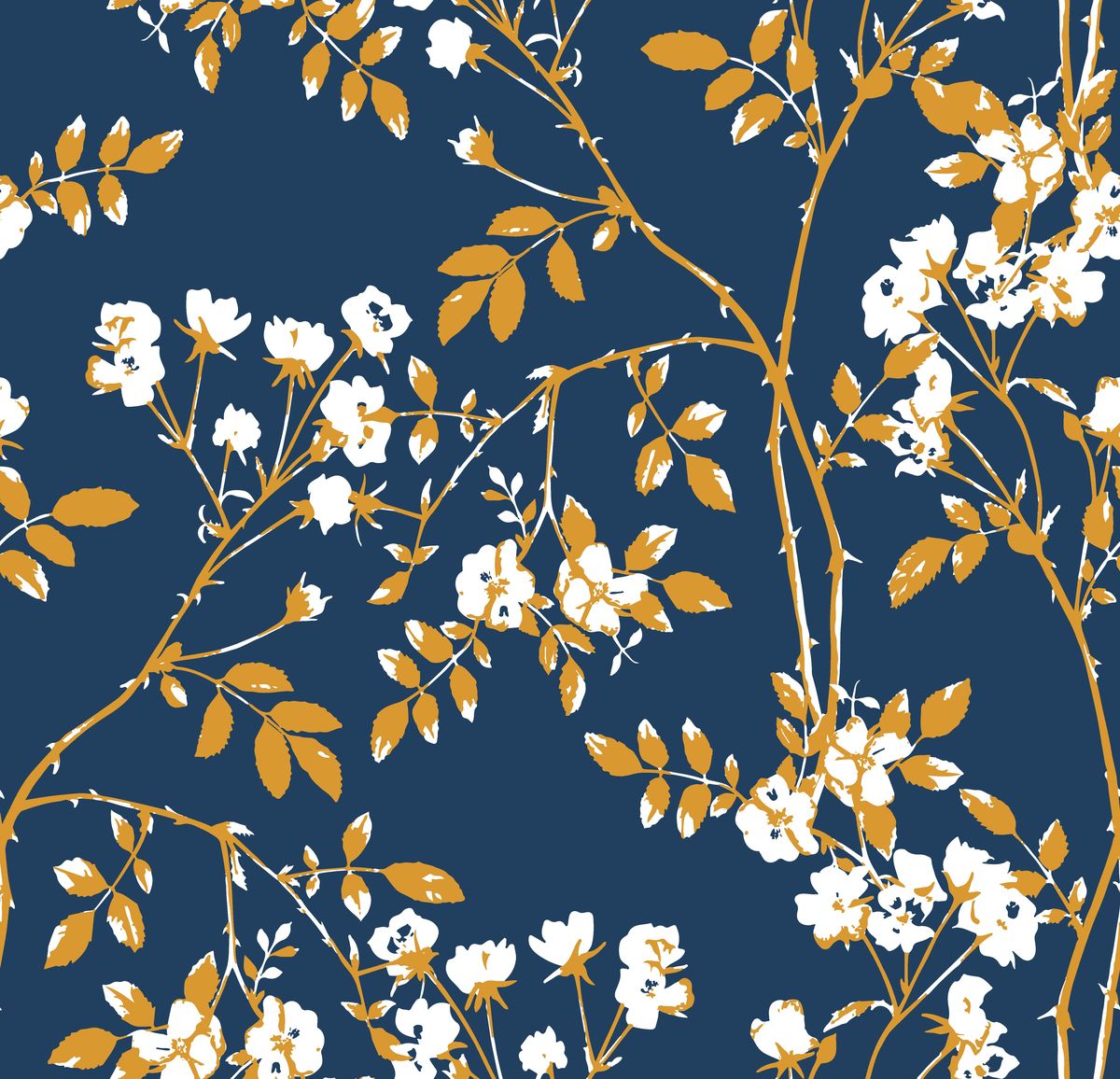 Double Cotton Bed Sheet - Midnight Thicket