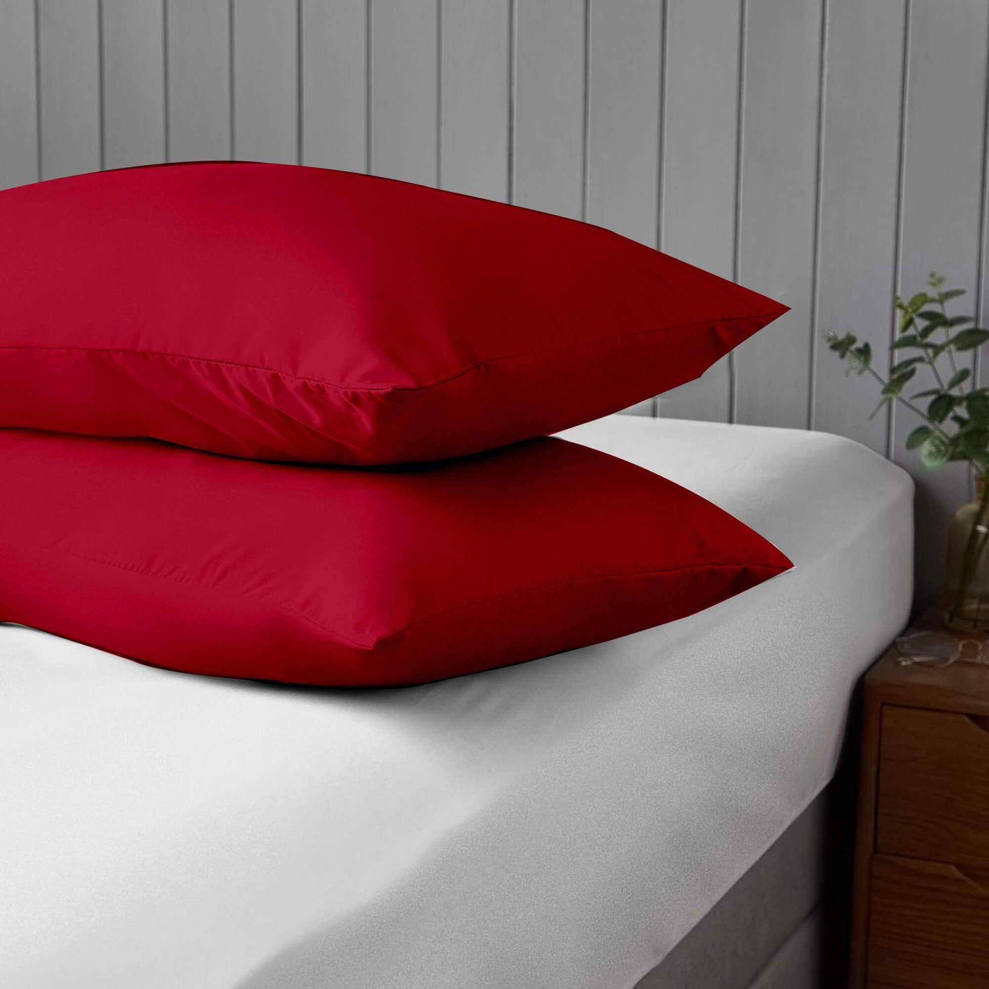 Envelope Soft Cotton Bed Pillow Covers-Pair