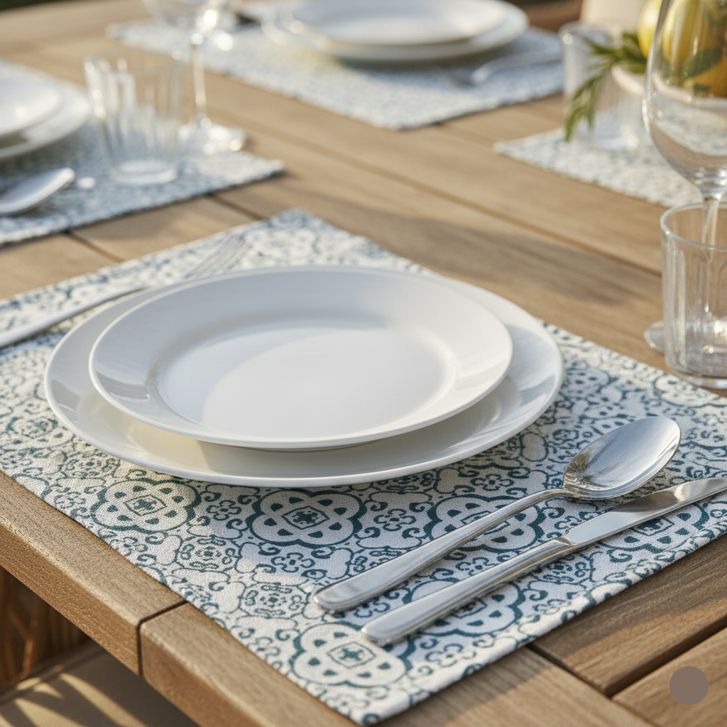 Waterproof Printed Table Mats - Mosaic