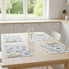 Waterproof Printed Table Mats - Sea Shell