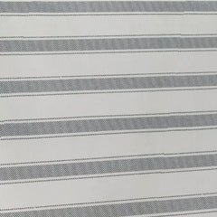 Waterproof Ticking Stripe Grey Printed Table Cover