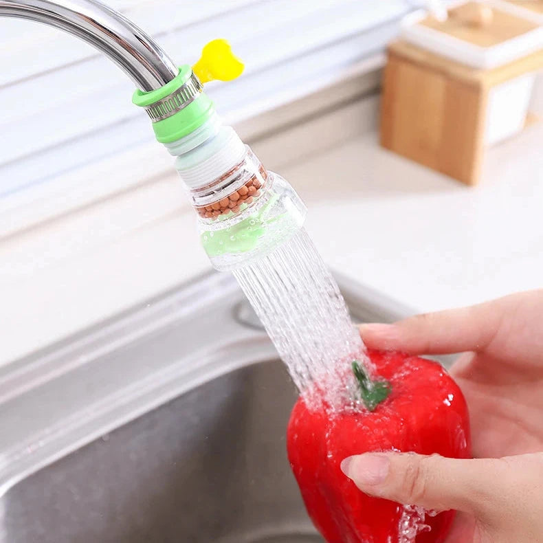 Rotating Water Filter Gadgets Extendable Spray Water Saving Kitchen Accessories Gadgets