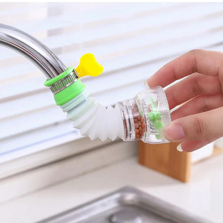 Rotating Water Filter Gadgets Extendable Spray Water Saving Kitchen Accessories Gadgets