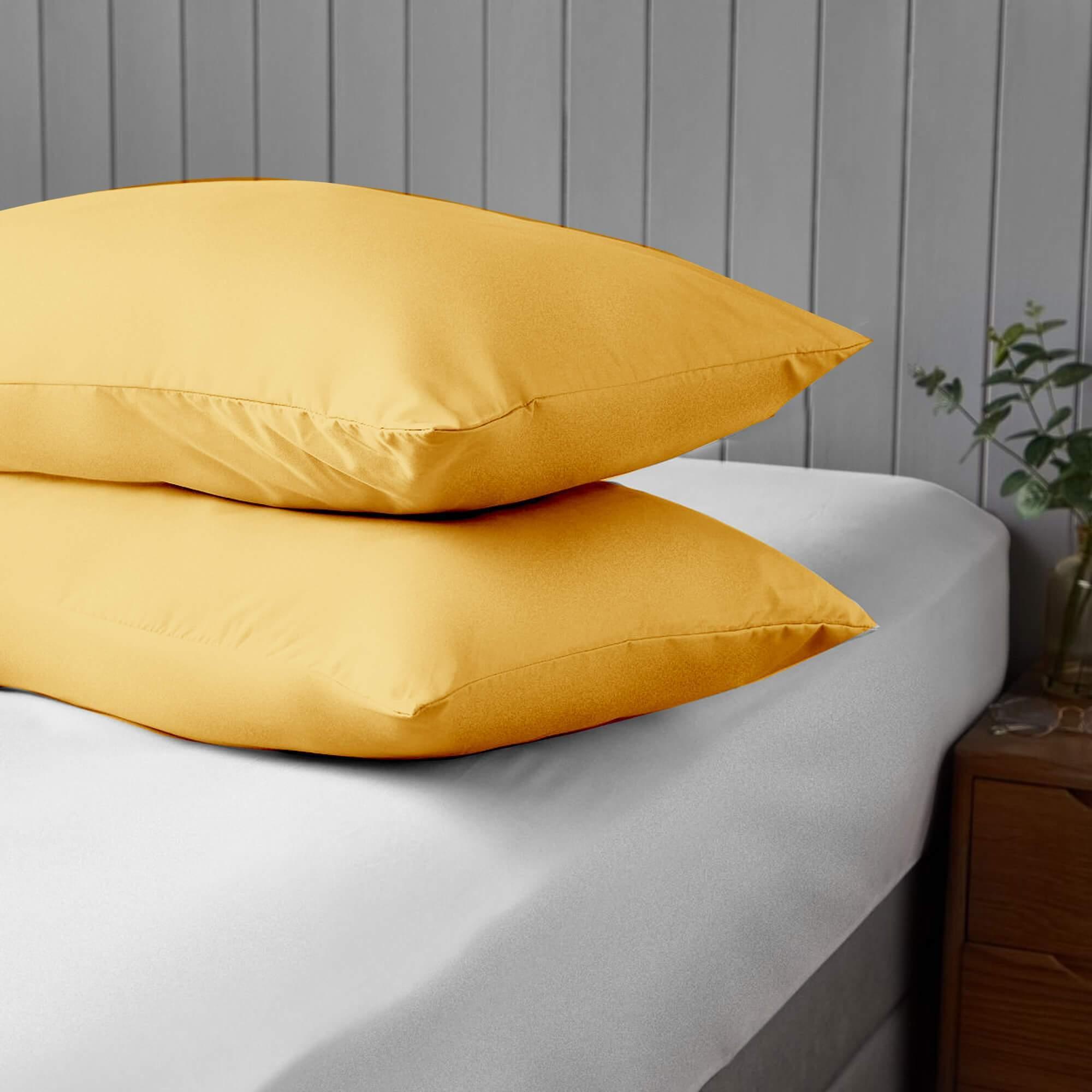 Envelope Soft Cotton Bed Pillow Covers-Pair