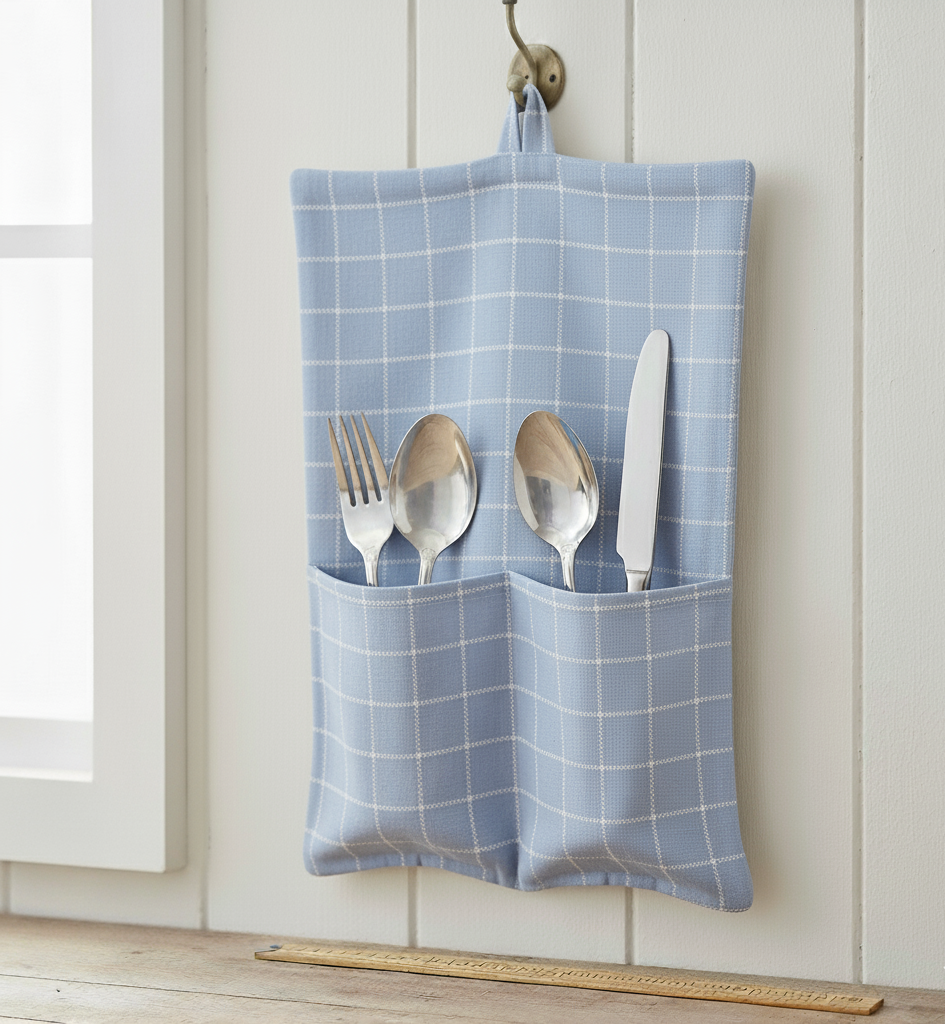 Hanging Cutlery Holder - Space-Saving Kitchen Organizer