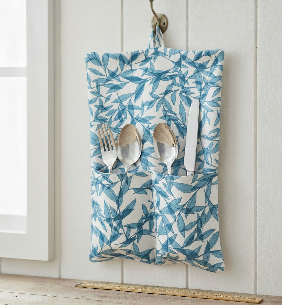 Hanging Cutlery Holder - Space-Saving Kitchen Organizer