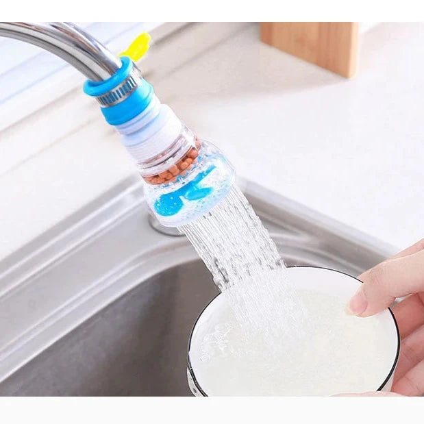 Rotating Water Filter Gadgets Extendable Spray Water Saving Kitchen Accessories Gadgets