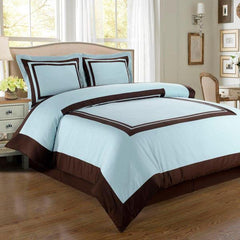 Deluxe Hotel Style Cotton Satin Duvet Cover Set