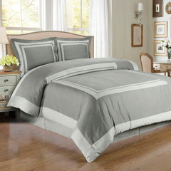 Deluxe Hotel Style Cotton Satin Duvet Cover Set