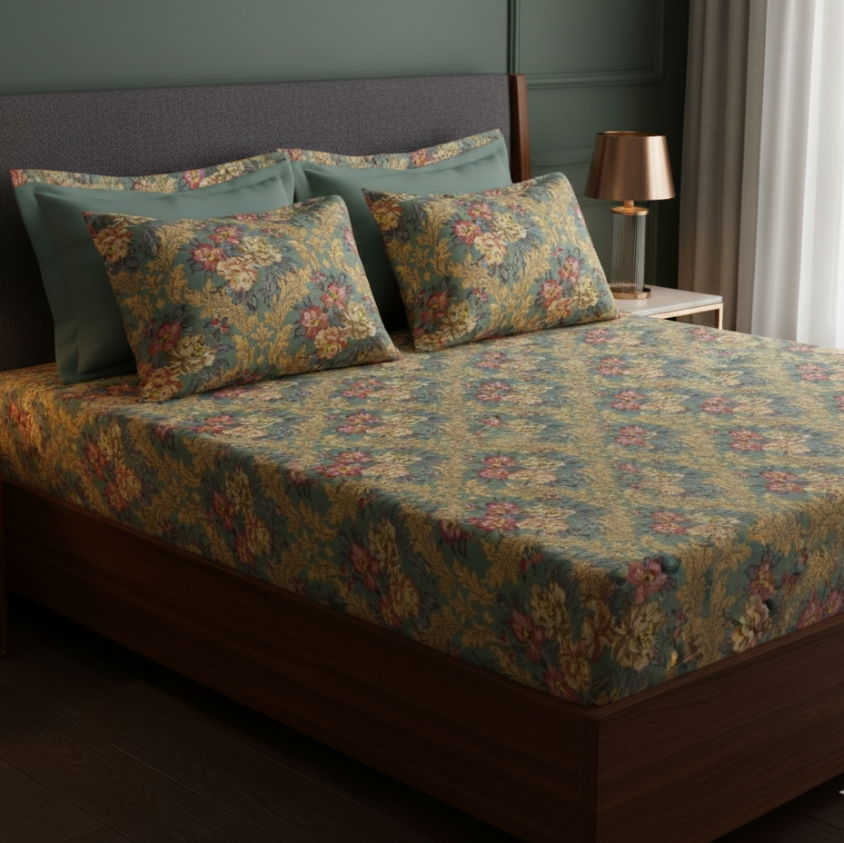 Double Cotton Bed Sheet - Relict