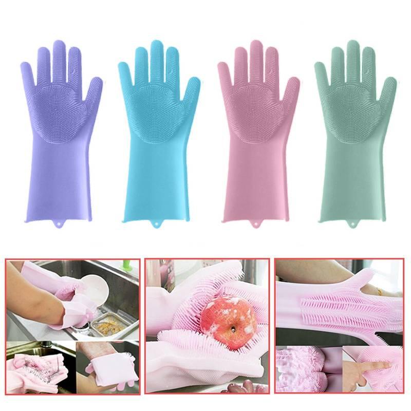 Silicone Multi-purpose Scrubbing Gloves