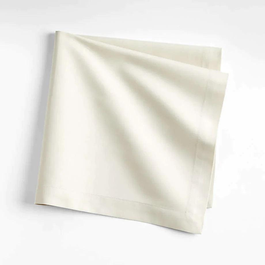 Plain Cotton Napkins - Creamy