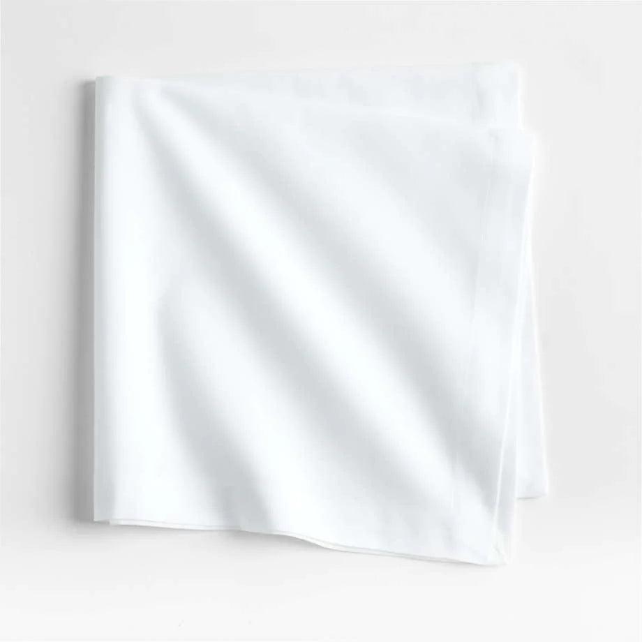 Plain Cotton Napkins - White