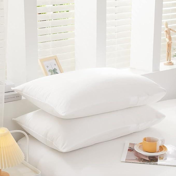 Envelope Soft Cotton Bed Pillow Covers-Pair