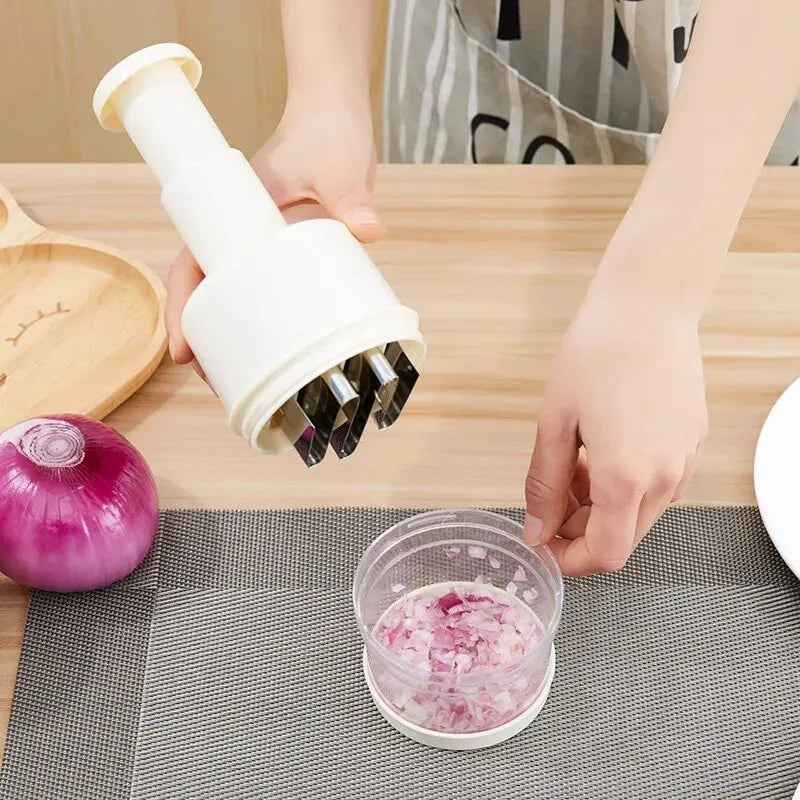 Multi-functional creative hand pressure vegetable - garlic masher press pressure vegetable cutter