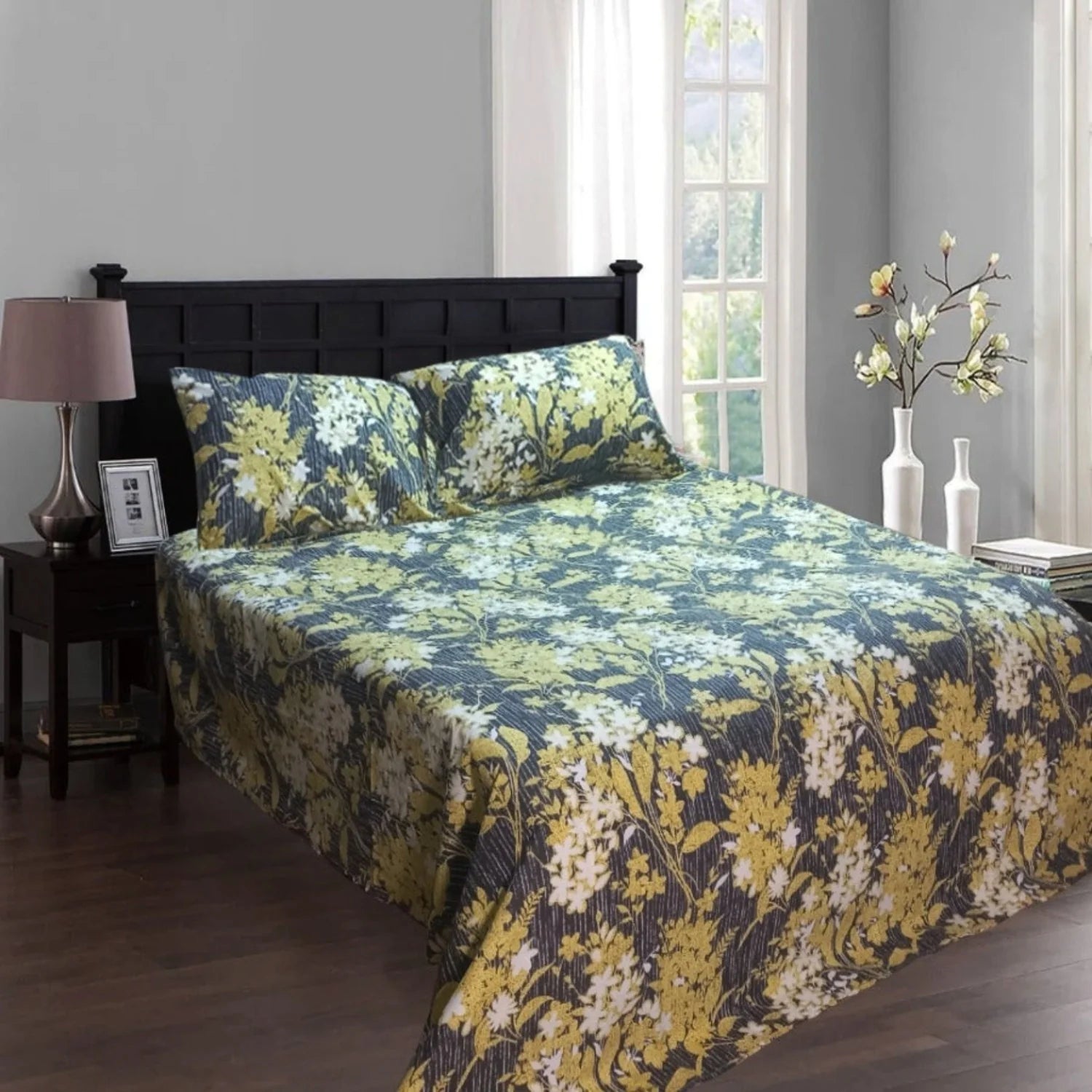 Double Cotton Bed Sheet - Sunshine