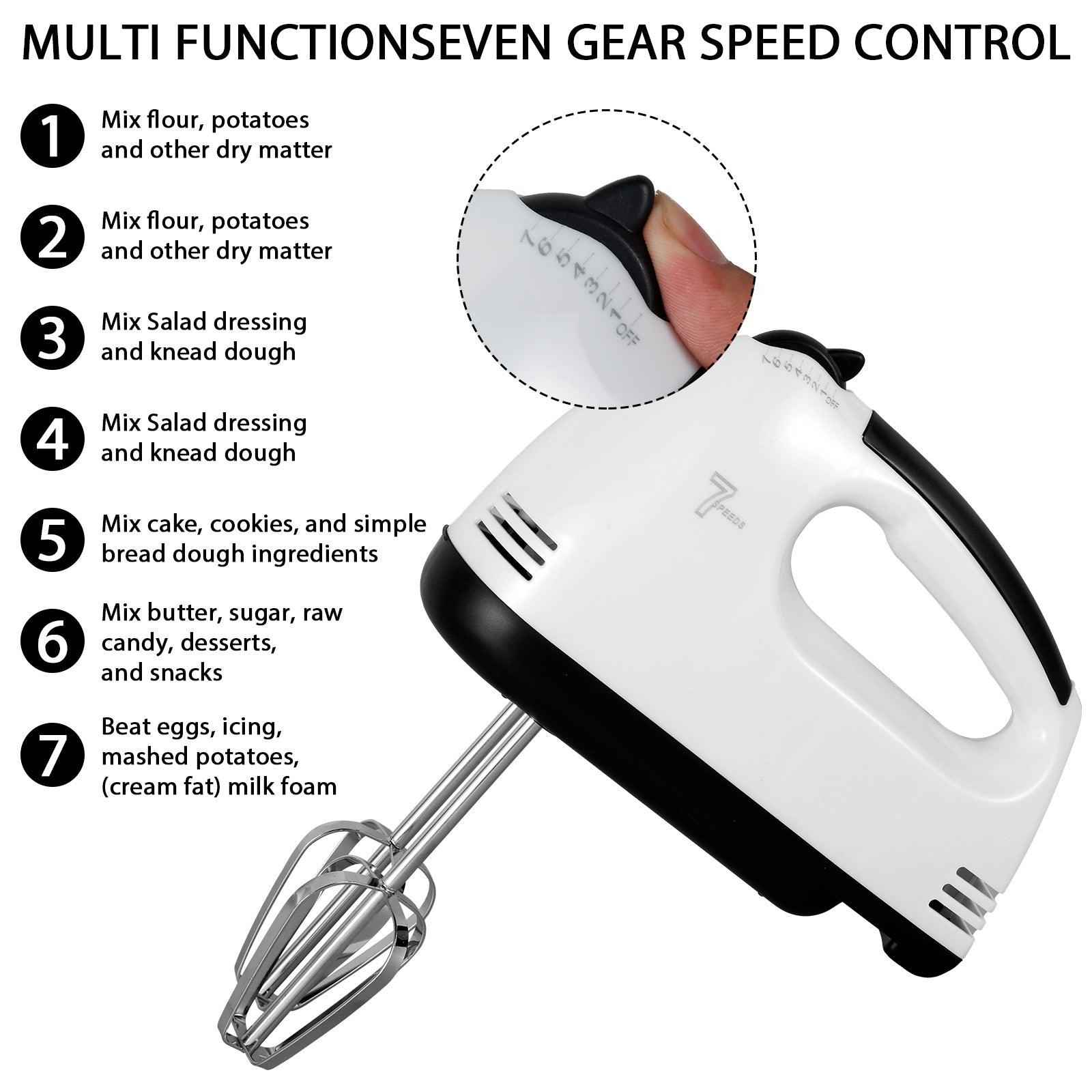 Electric Hand Mixer 7 Modes Hand Beater