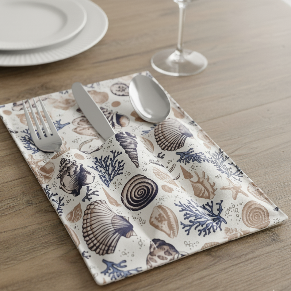 Waterproof Printed Cutlery Pouch