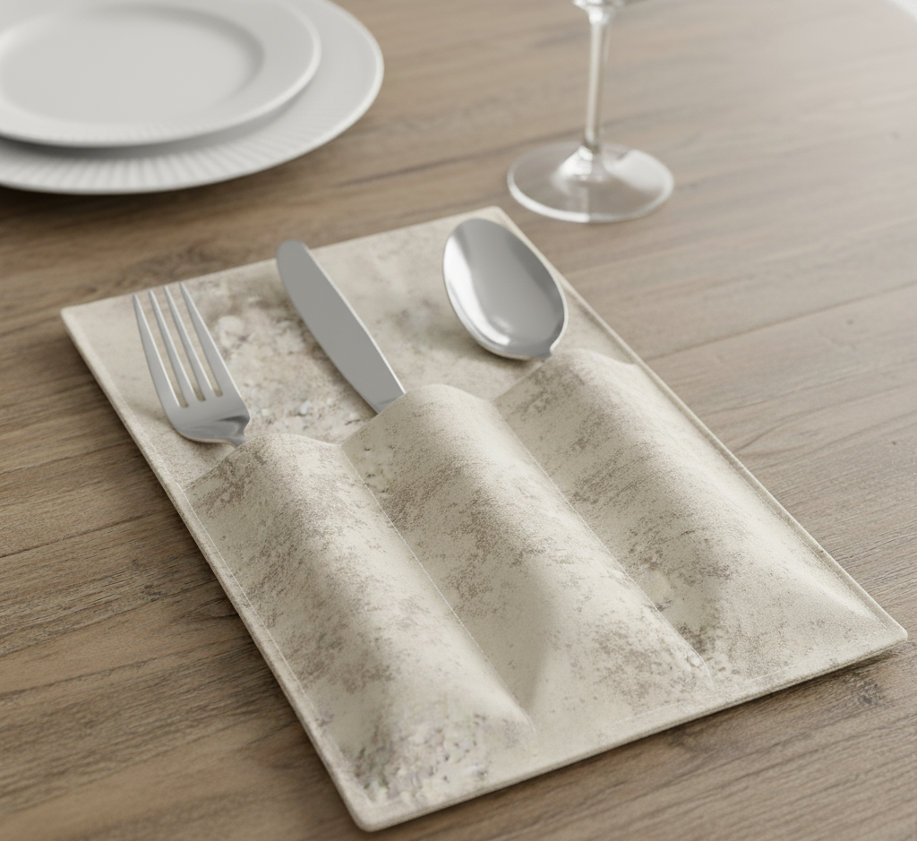 Waterproof Printed Cutlery Pouch