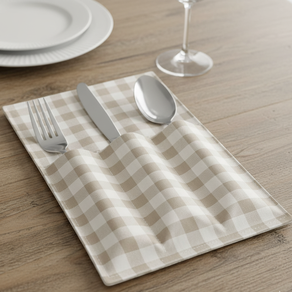 Waterproof Printed Cutlery Pouch