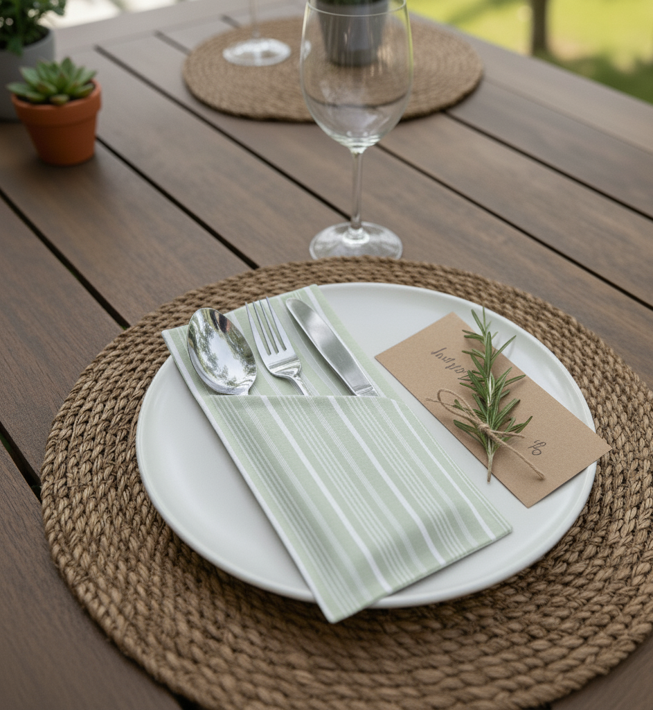 Waterproof Printed Cutlery Pouch