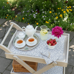 Waterproof Tea Trolley 9 Pcs Set - Mosaic