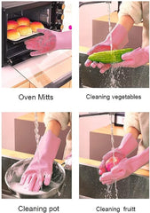 Silicone Multi-purpose Scrubbing Gloves