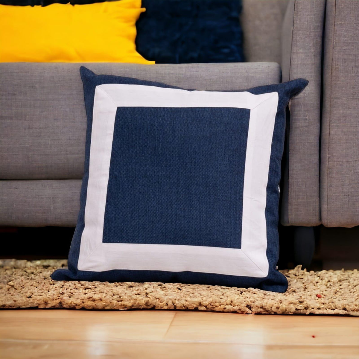 Amberlyn Striped Cushion Cover - Blue