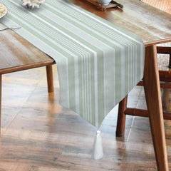 Waterproof Dinning Set - Green Irregular Stripe