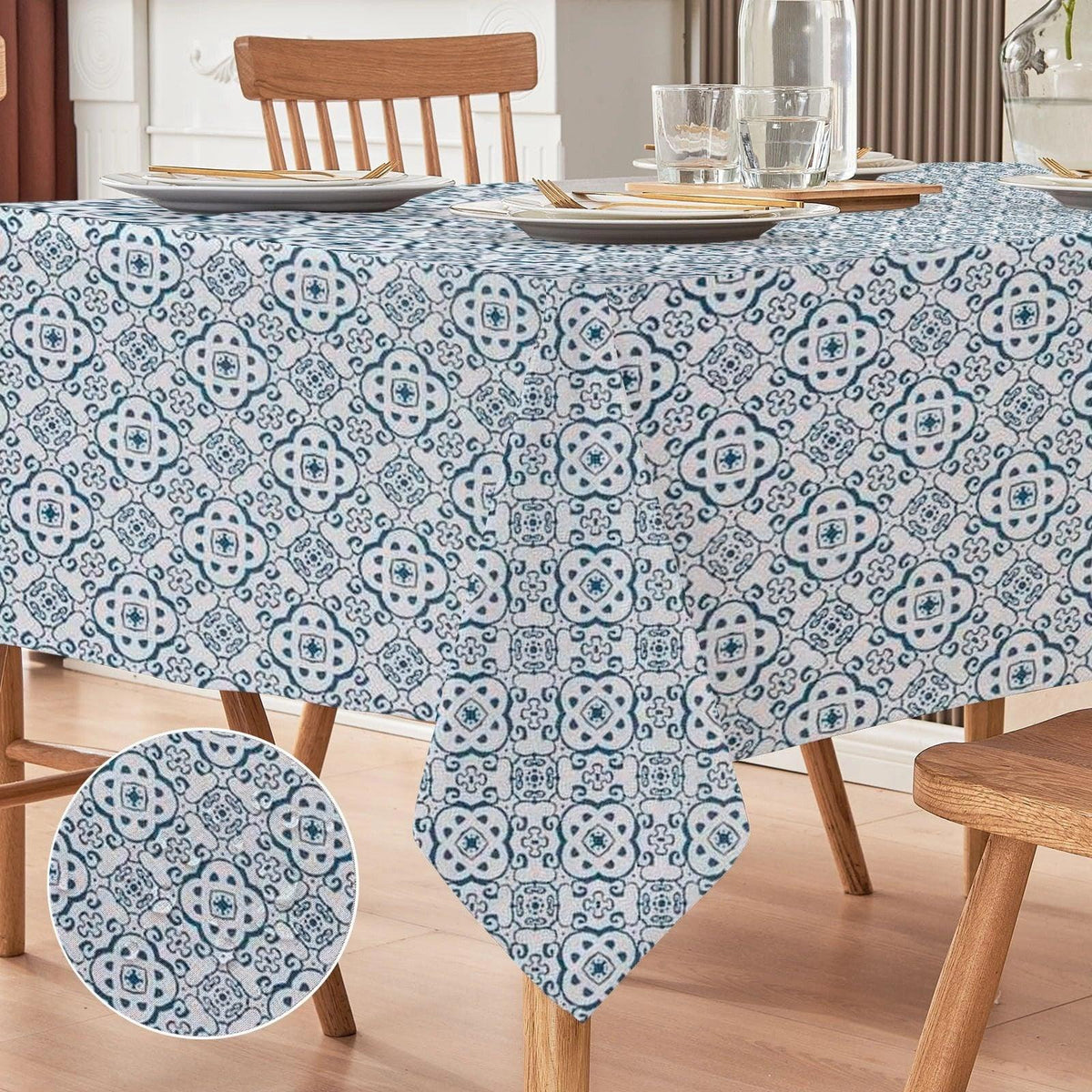 Waterproof Mosaic Printed Table Cover