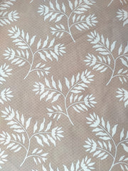 Printed Cotton Table Cover - Minimal Foliage