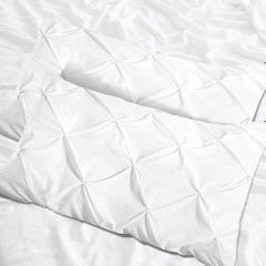 Luxury Cotton Pintuck Pillow cases Pack Of 2