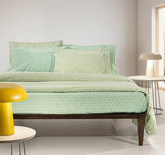Premium Cotton Double Bed Sheet Set -Green Sanctuary
