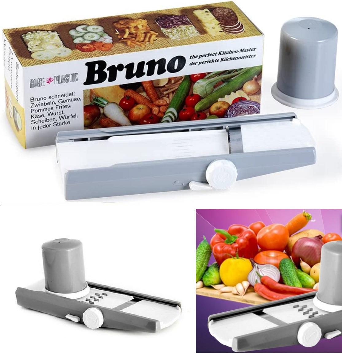 BRUNO VEGETABLE SLICER STAINLESS STEEL SUPER SHARP BLADES