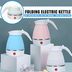 Stainless Steel Silicone Folding Electric Kettle