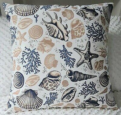 Waterproof Sea Shell Printed Cushion Cover-1 Pc