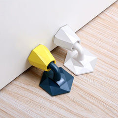 Double Sided Silicone Door Stopper Wall Protection - (Pack Of 2)