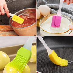 Silicone Spatula & Brush - 2 Pcs Set