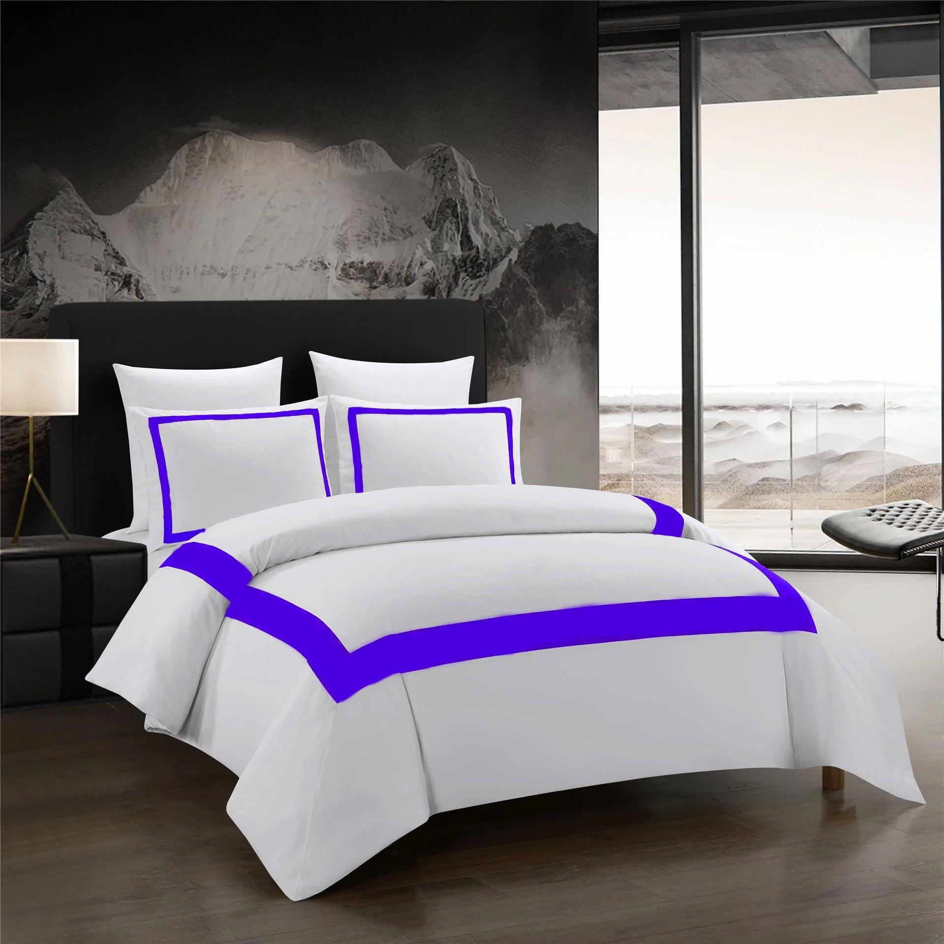 Alford Hotel Style Cotton Satin Duvet Cover Set