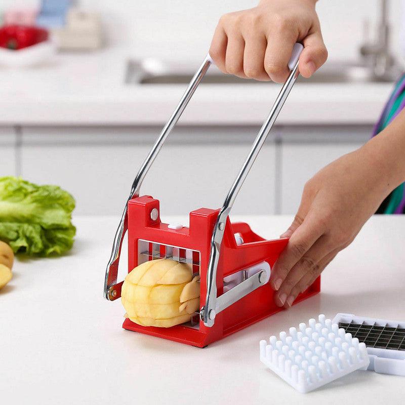 Hand-Push Potato Cutter