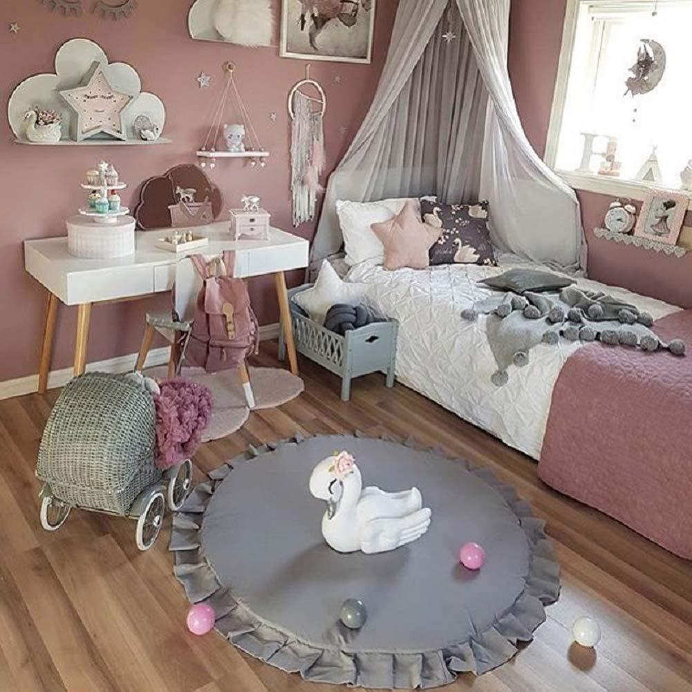 Baby Rug  Round Style With Frilled