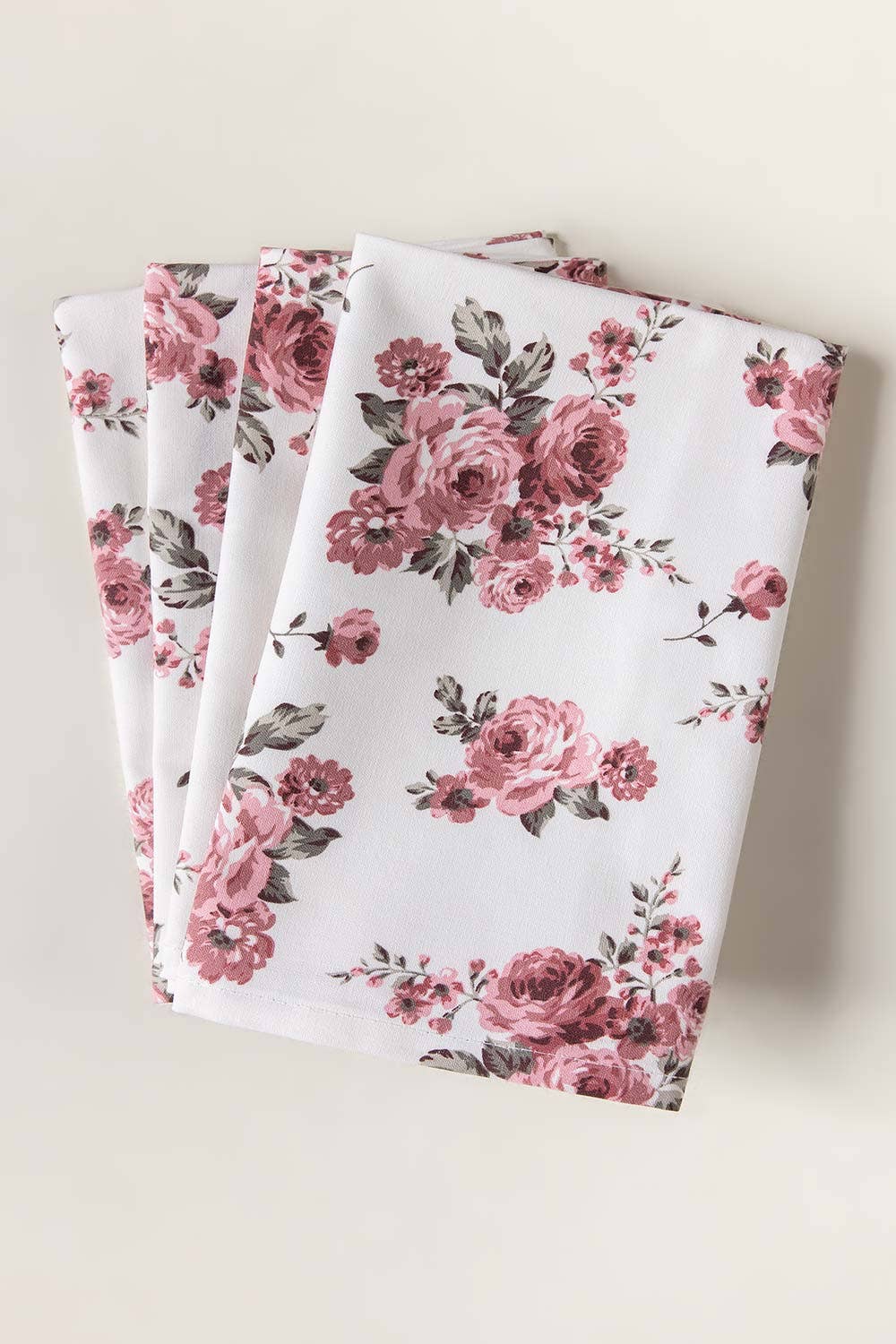 2Pc Waterproof Blackout Printed Curtains - Rose Garden