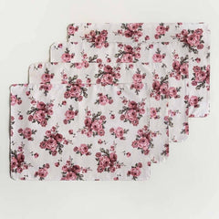 Waterproof Printed Table Mats - Rose Garden